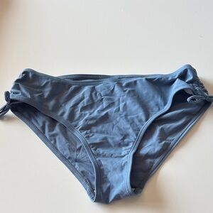 Girls' Light Blue Ruched Side Swim Bikini Bottoms